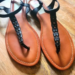 T strap sandal